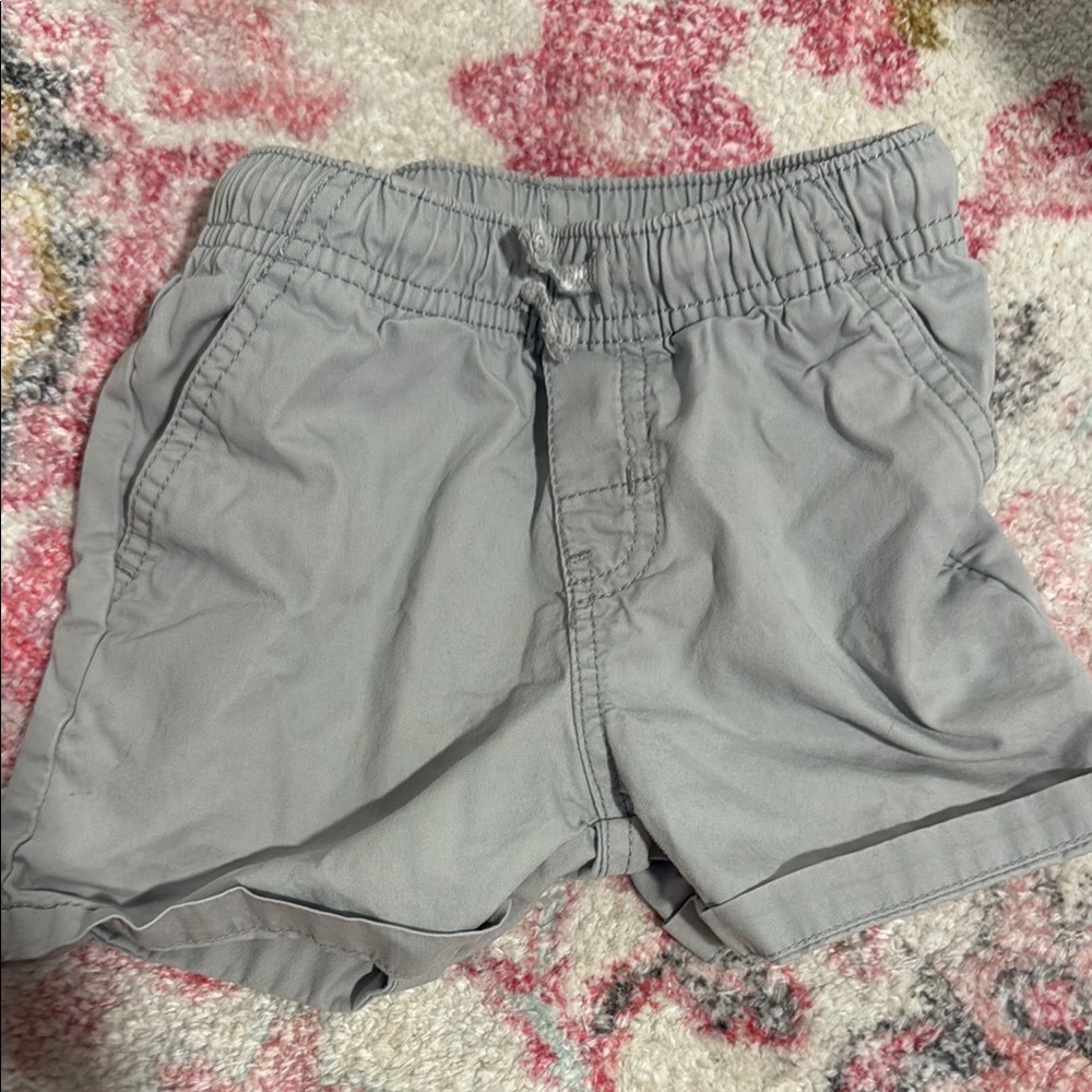 Cat & Jack Gray Elastic Waist Shorts